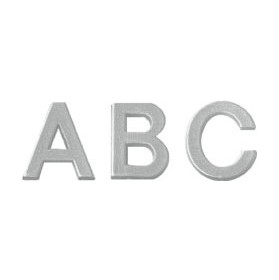 Bi-Office Letter Board Characters 19mm Silver (Pack of 235) £22 -