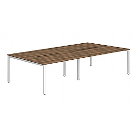 NEXT DAY InterAct Sliding Top Back to Back 4 Person Bench Desk