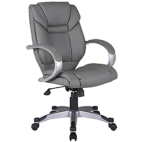 Fiji Leather Faced Manager Chairs £103 -
