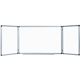 Bi-Office Trio Magnetic Space-Saver Whiteboards