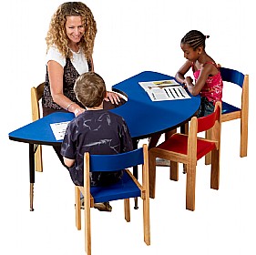 Adjustable Height Arc Top Table