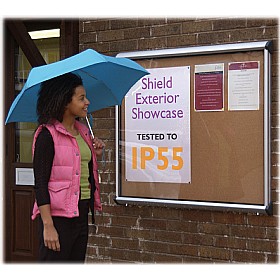 Cork Exterior Shield Showcases