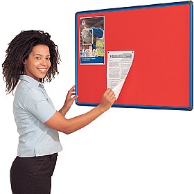 Coloured Frame Shield Noticeboards