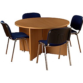 Bundle Deal - Round Meeting Table With 4 Chairs