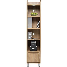 tall narrow bookcase trilogy unit larger boardroom