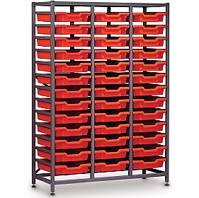Gratnells 3 Column Midi 39 Tray Storage Rack