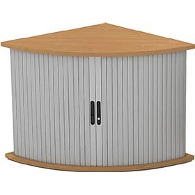 Alpha Plus Corner Tambour Storage Unit