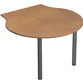 Solar Desk End Shell Meeting Table