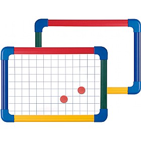 Bi-Office Double Sided Student Whiteboard Plain/Gridded (Pack of 5 or 10)