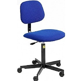 Static Dissipative Fabric Chair With Castors
