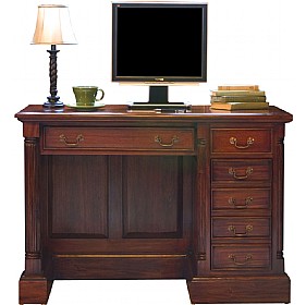 Argento Solid Mahogany Compact Computer Desk