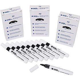 Teacher Dry Wipe Marker Pen (Pack of 10)