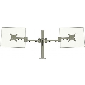 Stream Plus Dual Monitor Mount With C Clamp Fixing