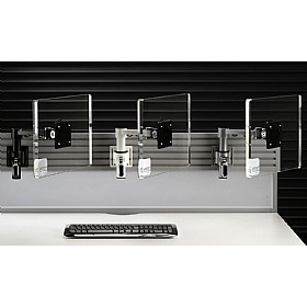 X-Stream Single Beam Monitor Arm With Rail Fixing