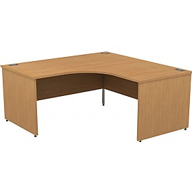 Alpha Plus Universal Panel End Ergonomic Corner Office Desk