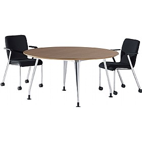 DNA Round Wooden Meeting Table