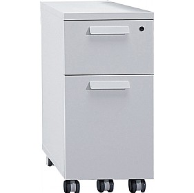 DNA Narrow Mobile 2 Drawer Pedestal