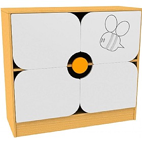 Honey Bee Flower Cupboard