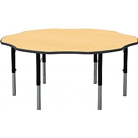 Height Adjustable Flower Theme Table