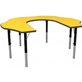 Height Adjustable Teachers Flower Primary Theme Table