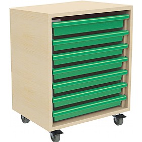 7 Tray Mobile Art & Paper Storage Unit