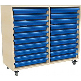 20 Tray Mobile Art & Paper Storage Unit