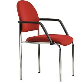 Pledge Arena Rounded Back 4 Leg Conference Chair