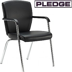 Pledge Key Full Back 4 Leg Conference Chair