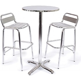 Aluminium Tall Bistro Set