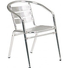 Aluminium Bistro Arm Chair (Minimum 4)