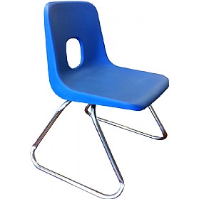 E-Series Skid Base Chairs Chrome