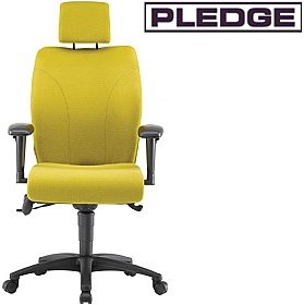Pledge Ethos Medium Back Posture Chair With Headrest