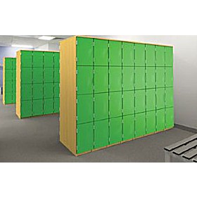 Wooden Cloakroom Lockers