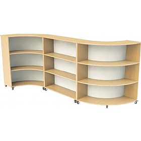 Nexus Curve Bookcases