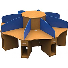 8 Person Cluster Workstations