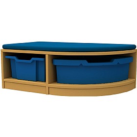 Curve Single Corner Storage Unit