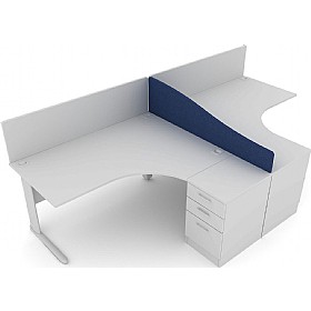 Elite Kassini Contract Wave Pedestal Return Screens