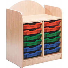 Stretton 12 Tray Double Bay Storage Unit