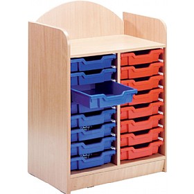 Stretton 16 Shallow Tray Storage Unit