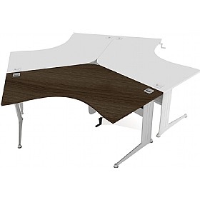 Elite Kassini Height Adjustable 120 Degree Desks