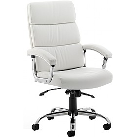 lucca cream executive leather office chairs