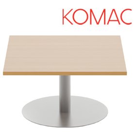 Komac Reef Square Coffee Table Round Base