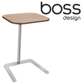 Boss Design Flamingo Chrome Veneer Laptop Table