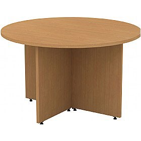 Alpha Plus Panel End Circular Meeting Table