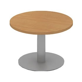 Alpha Plus Circular Tubular Base Coffee Table