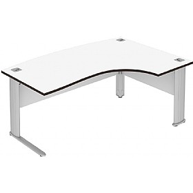 Elite Optima Plus Bow Fronted Ergonomic Office Desks