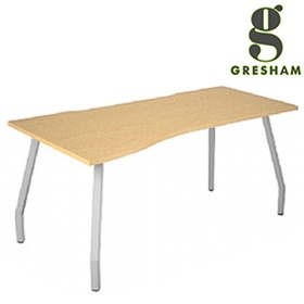 Gresham Script Curved Wave Desks