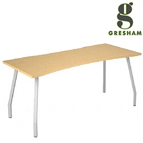 Gresham Script Double Wave Desks