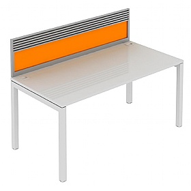 Elite Matrix Bench Acrylic System Screen With Management Rail