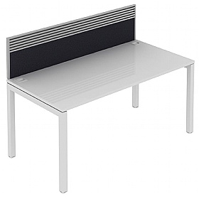 Elite Matrix Bench Fabric System Screen With Management Rail